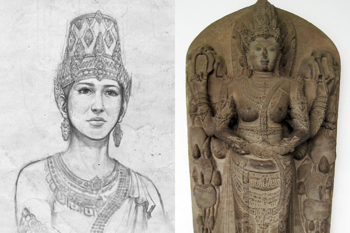 Ratu Majapahit, Tribhuwana Tunggadewi, yang memerintah menggantikan ibunya.