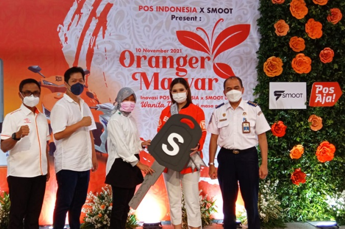  PT Pos Indonesia bersama PT Smoot Motor Indonesia resmi meluncurkan Oranger Mawar.