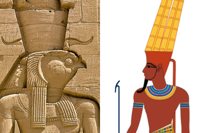 Firaun Amun yang mengkombinasikan diri dengan dewa Ra, menjadi dewa utama Mesir Kuno, Amun-Ra.