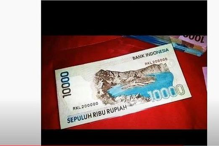 Uang kertas Rp 10 ribu dibayar Rp 10 juta
