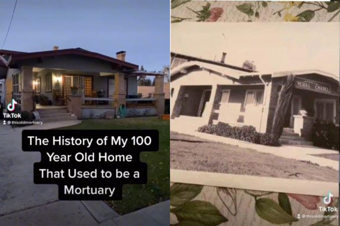 Penampakan rumah bekas kamar mayat di Amerika Serikat yang viral di TikTok