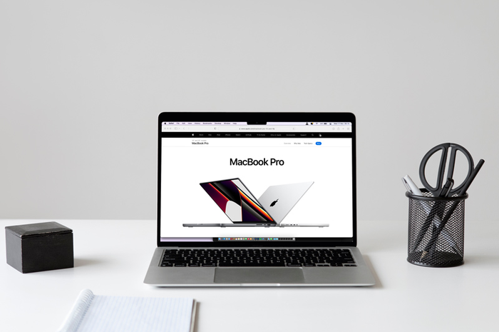 MacBook Pro dengan Notch Simulator