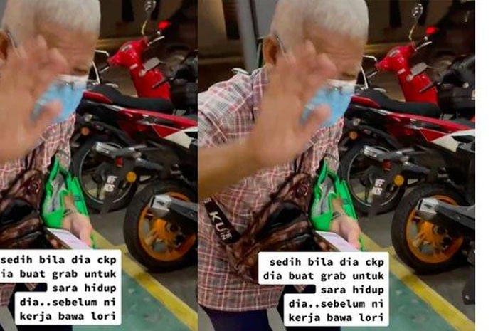 Viral video tunjukkan seorang kakek-yang masih bekerja di usia senja.