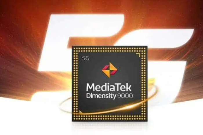 Chipset MediaTek Dimensity 9000.