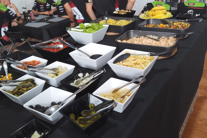 Bikin penasaran, apa saja makanan para pembalap saat gelaran WorldSBK Indonesia 2021 di sirkuit Mandalika, Lombok, NTB, (19-21/11/2021).