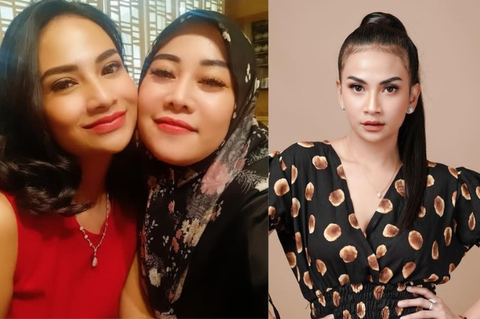Kolase foto Vanessa Angel dan Puput Sudrajat 