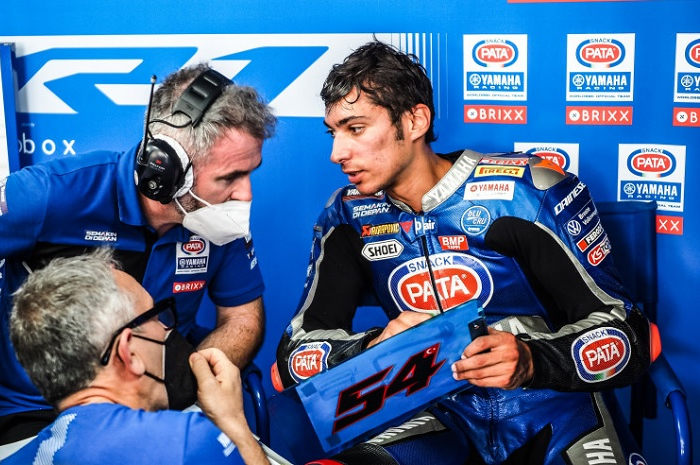 Juara dunia WorldSBK 2021, Toprak Razgatlioglu curhat saat gelaran WSBK Indonesia 2021 di sirkuit Mandalika, Lombok, NTB.