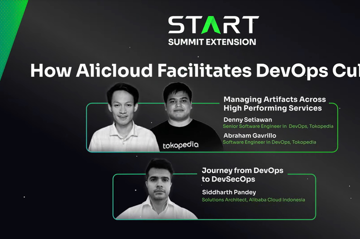 START Summit Extension Tokopedia tentang budaya DevOps di perusahaan.