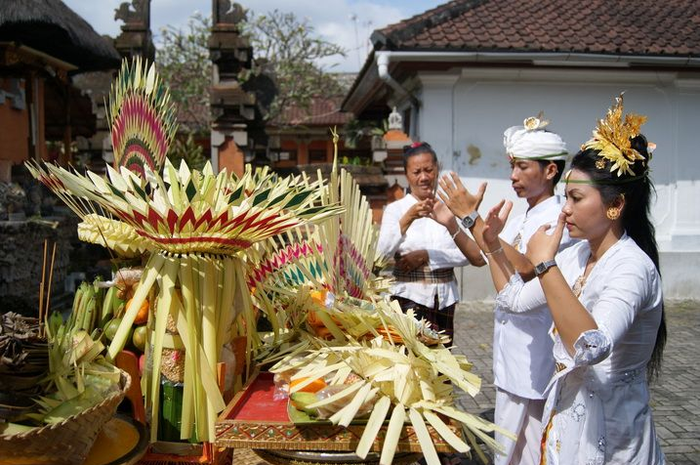 (ilustrasi) agama Hindu di Bali.