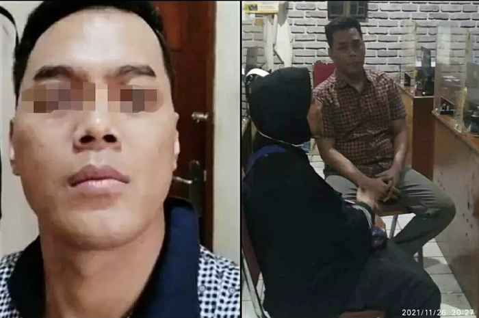 Foto tampang pria yang menempelkan kemaluan ke Al Aquran viral. Bobby Fatahillah sudah ditangkap polisi.
