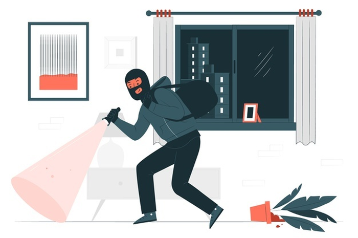 Ilustrasi pencurian.