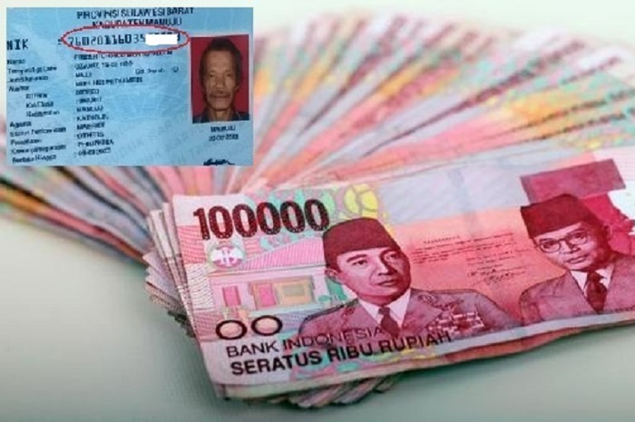 Ilustrasi masukin 16 nomor KTP untuk bantuan Rp 3,55 juta
