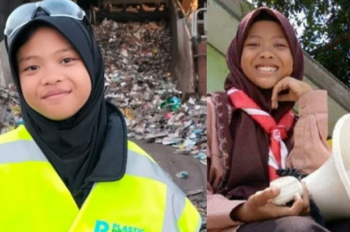 Aeshnina Azzahra pelajar asal Gresik