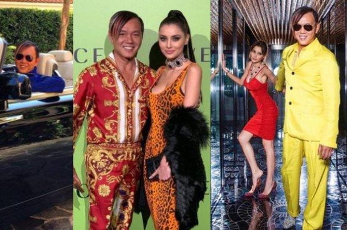 Miliader Stephen Hung dan istrinya.