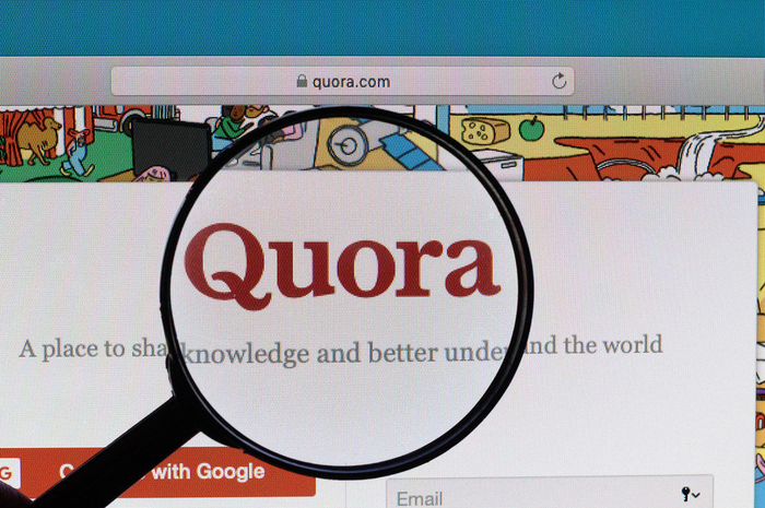 Ilustrasi platform Quora