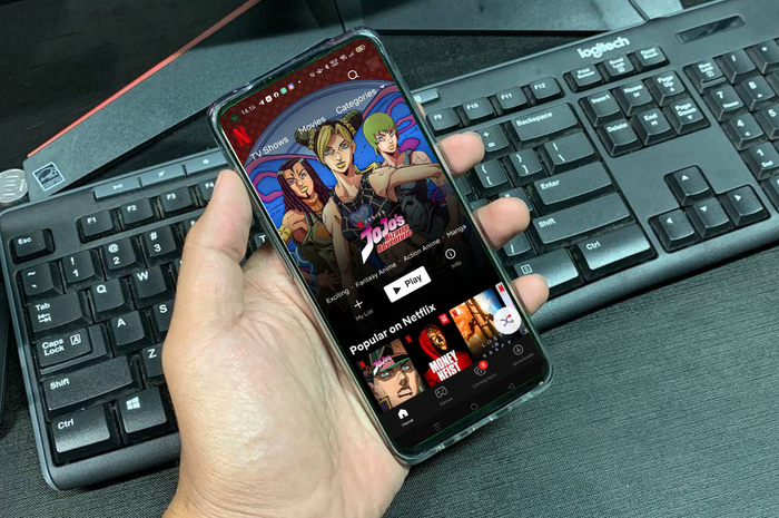 Tampilan Halaman Utama Netflix