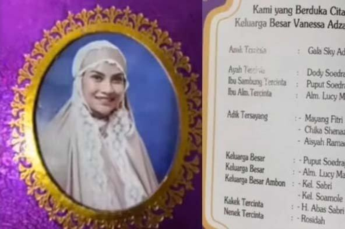 Buku yasin Vanessa Angel.