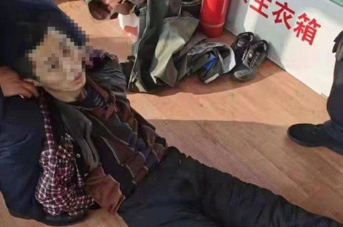 Pria yang ditangkap karena mirip Zhu Xianjian.