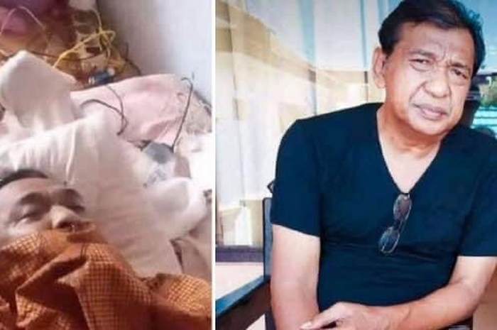 Para penggemar Imam S Arifin membagikan foto jenazah sang pedangdut legendaris yang terbaring di atas ranjang sederhana di rumahnya di Madura. 