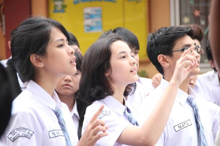 Ilustrasi siswa SMA
