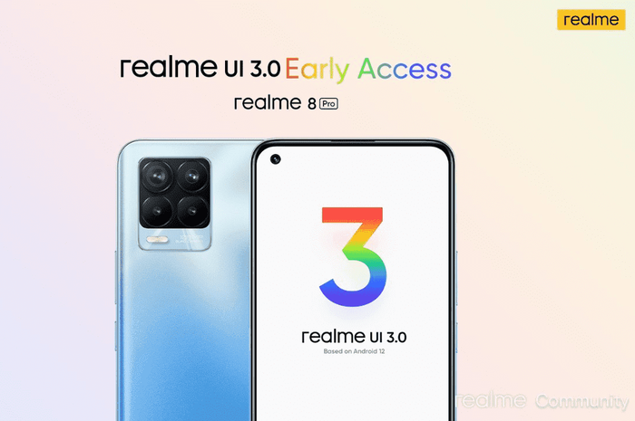 Realme UI 3.0 berbasis Android 12 di Realme 8 Pro