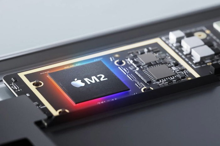 Ilustrasi chipset Apple M2