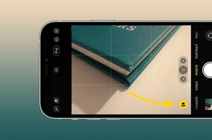 Mode macro di aplikasi kamera iOS 15.2