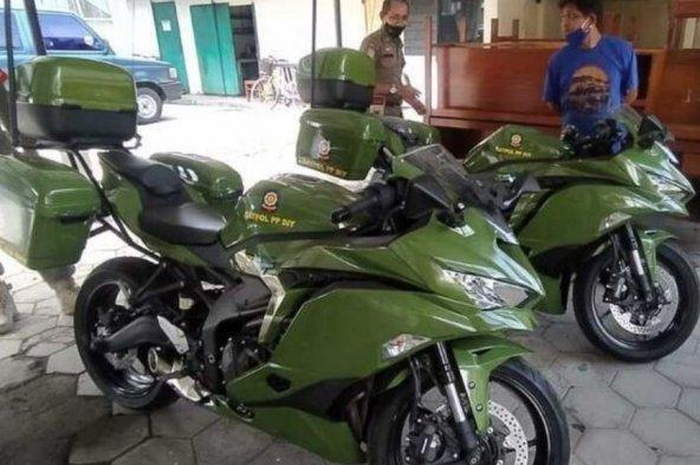 Ternyata ini alasan Satuan Polisi Pamong Praja (Satpol PP) DIY beli motor Kawasaki Ninja ZX-25R untuk kendaraan dinas.
