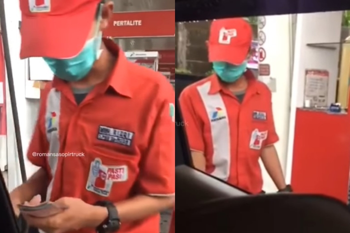 Seorang petugas SPBU curang diamuk emak-emak, langsung viral.