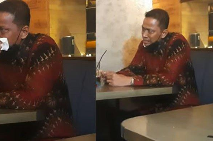 Doddy Sudrajat menangis