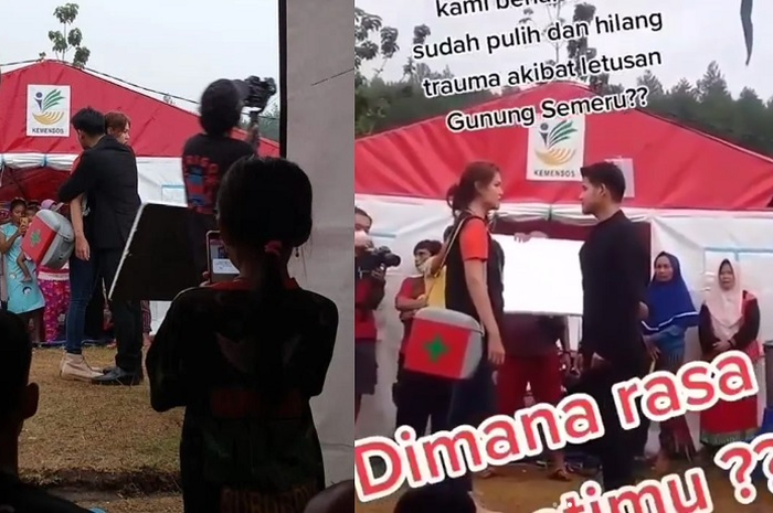 Posko erupsi Semeru jadi lokasi syuting