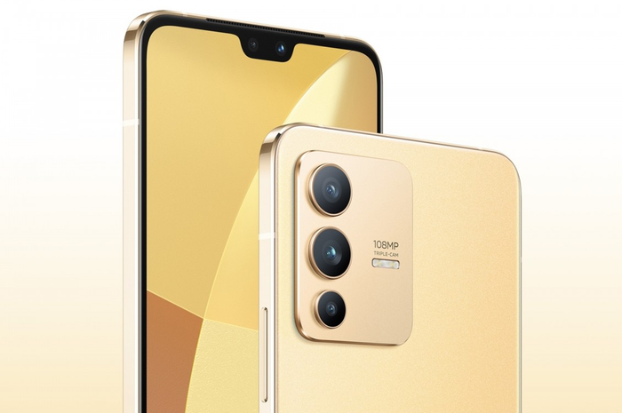 Tampilan notch dan kamera Vivo S12 series