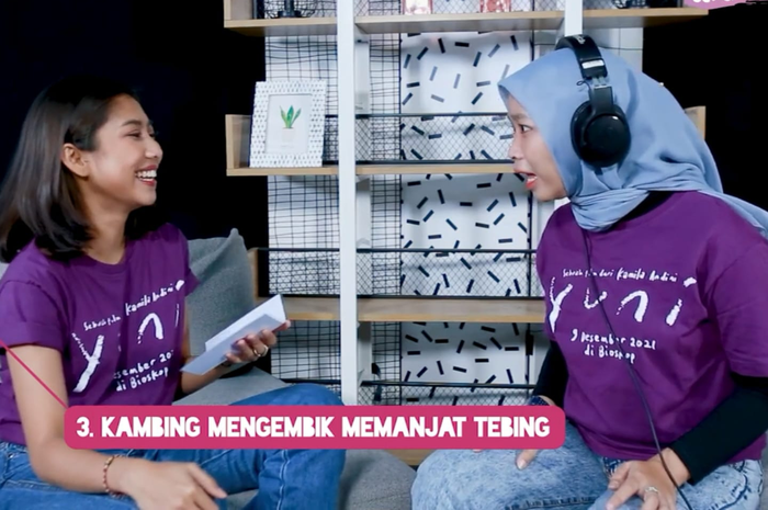 Whisper challenge  antar cast film 'Yuni'!