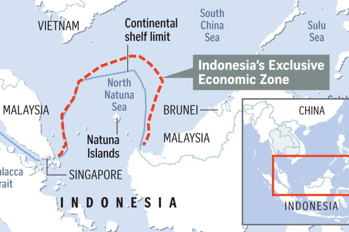 Sejak Oktober China telah layangkan protes ke Indonesia atas aktivitas pengeboran ladang gas oleh perusahaan Indonesia di ZEE Indonesia