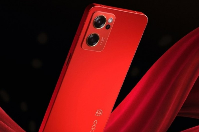 Tampilan Oppo Reno7 edisi tahun baru