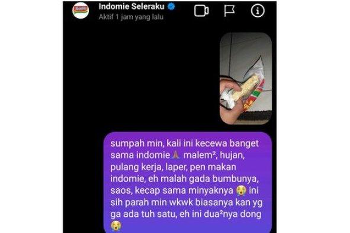 Keluhan pelanggan Indomie