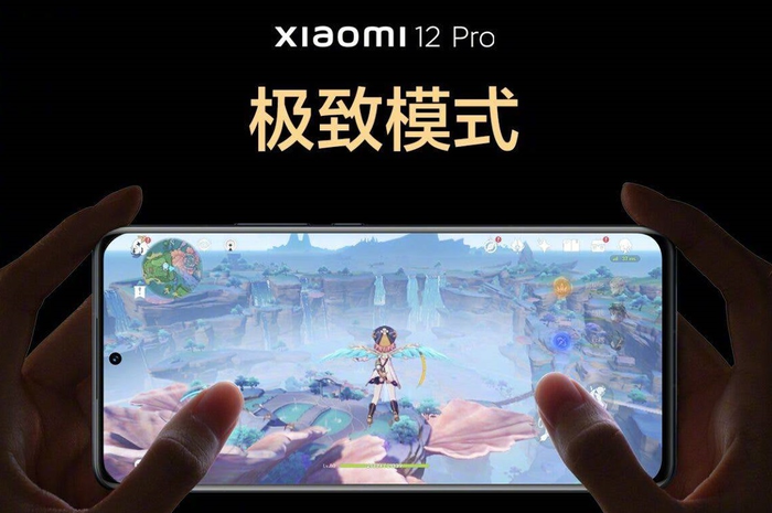 Xiaomi 12 Pro saat digunakan untuk bermain Genshin Impact
