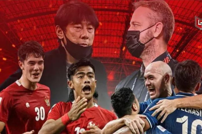 Timnas Indonesia berhadapan dengan Timnas Thailand di Final Piala AFF 2020