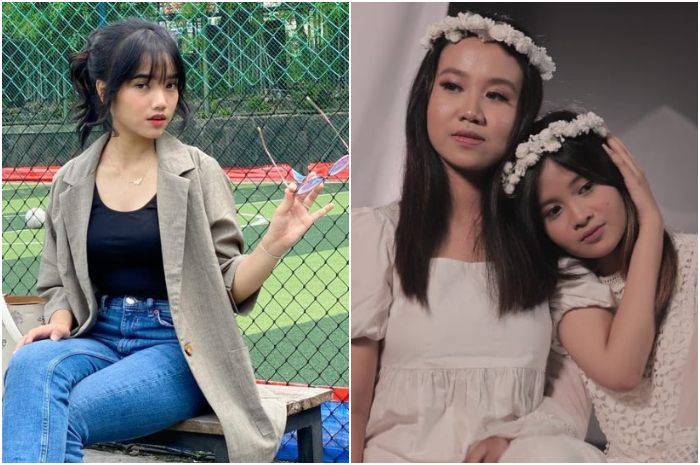 Fuji dan kedua adik Vanessa Angel, Mayang dan Chika.