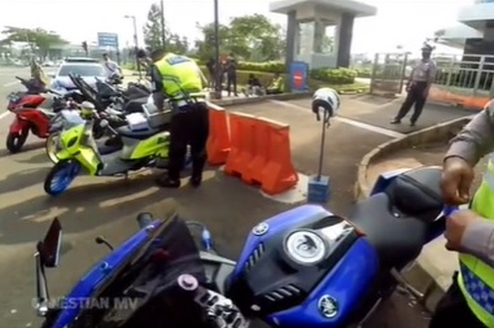 selain tilang, polisi kuras tangki motor berknalpot bising