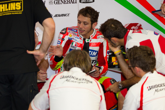Ini jawaban Valentino Rossi saat dirinya ditawari menjadi test rider pabrikan Ducati di MotoGP 2022.