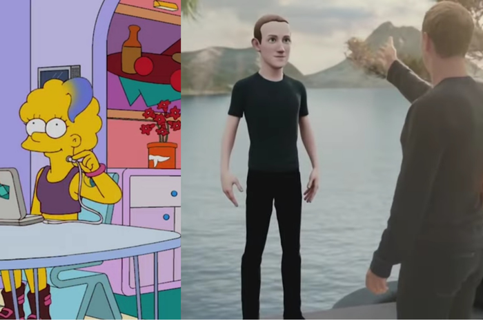 Ilustrasi The Simpsons diduga prediksi Metaverse dari 2011.