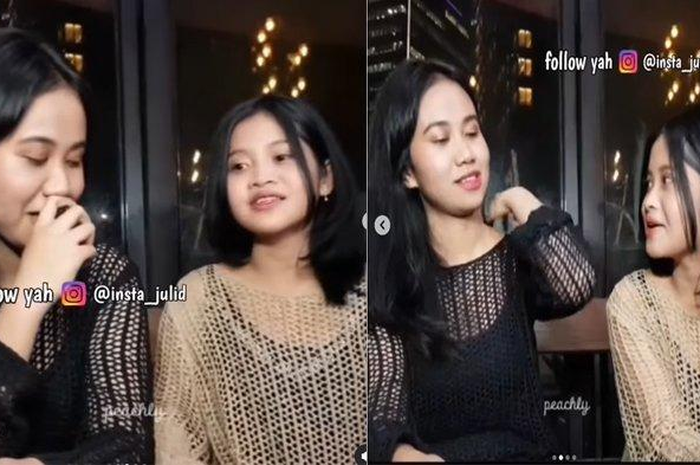 Penampilan Mayang dan Chika saat manggung di konser mini