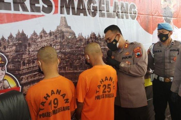 Pelaku pemerkosa santriwati di Magelang.