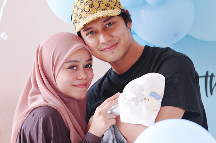 Lesti Kejora dan Rizky Billar bersama Baby L.