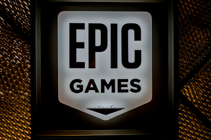 Ilustrasi logo Epic Games