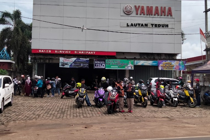 Mantap Komunitas MAXI Yamaha Lampung Makin Solid dan Akrab, Sering Gelar Kegiatan Sosial