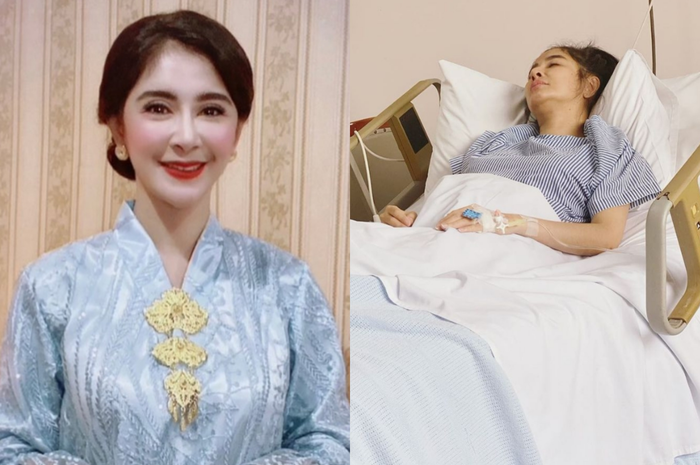 Uut Permatasari haru dilarikan ke rumah sakit saat hamil karena kelelahan.