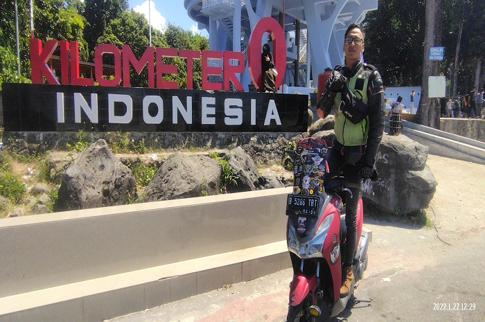 Yamaha Lexi 125 diajak touring sejauh ini tetap kuat.