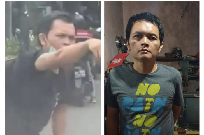 Kapolres Jaktim Kombes Budi Sartono mengunggah foto tampang pelaku pemerasan modus tabrak lari di Pasar Rebo.